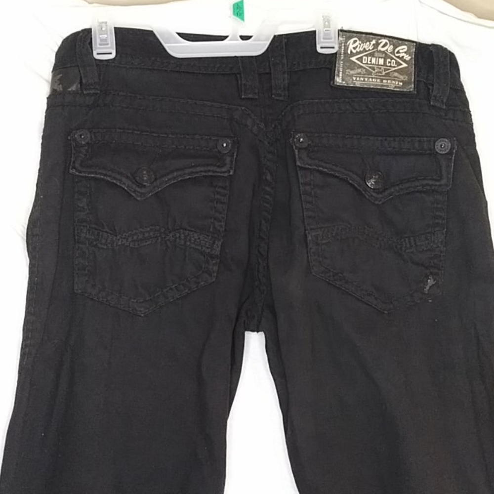 Rivet de cru black jeans